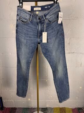 Warp + Weft HND Tokyo Skinny Jeans Women’s 28x30 Tortoise Blue NWT
